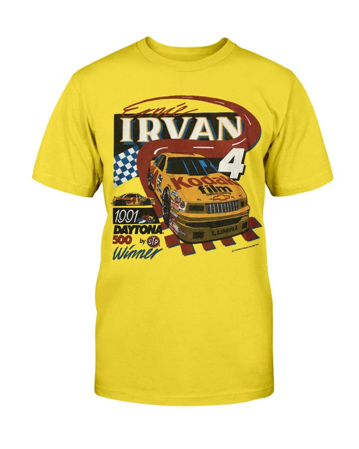 Vintage Kodak Racing Shirt 90S Nascar Daytona 500 Ernie Irvan T Shirt 062821