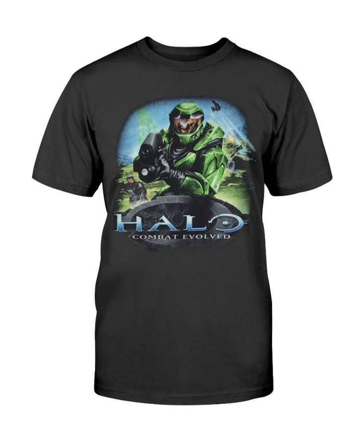 Vintage Halo Combat Evolved Game Promo T Shirt 071621