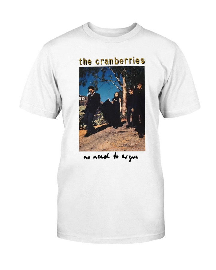 Vintage 90S The Cranberries World Tour No Need To Argue T Shirt 072121