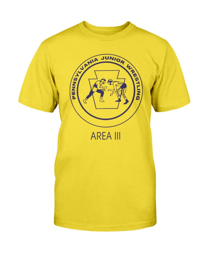 Vintage 1980 S Pennsylvania Wrestling Area Iii Graphic T Shirt 071921