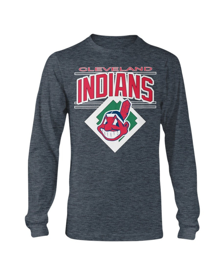 Vintage 1991 Cleveland Indians Long Sleeve T Shirt 071221
