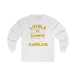 Retro Brand Loyola Ramblers 1963 National Champs Unisex Long Sleeve Tee