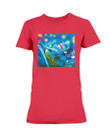 Joker Starry Night Art Ladies T Shirt 211005