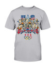 90S Us Olympic Basketball Team Shirt Vintage 1992 Team Usa Olympic Dream Team Bobblehead Basketball Promo T Shirt 080621