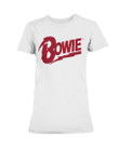David Bowie Logo Amplified Ladies T Shirt 082721