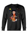 Vintage 1994 Betty Boop Halloween Elvira Sweatshirt 082521