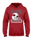 70S 80S Vintage St Louis Cardinals Football Logo 7 Inc Hoodie 090921