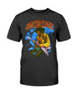 Vintage Jimmy Hendrix 80S Black Graphic Guitar T Shirt 090321