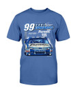 Vintage 1999 Nascar Carl Edwards Blue Racing Graphic T Shirt 082821