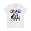 Vintage Chicago Cubs 1993 Mlb Baseball V Neck Tee 090321