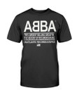 True Vtg 70S Abba Atlantic Records T Shirt 090721