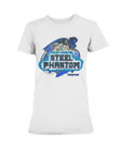 Vintage Steel Phantom Kenny Wood Roller Coaster Graphic T Shirt 1990S Ladies T Shirt 082221