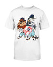 90S Taz Bugs Bunny New York Yankees Shirt Vintage Single Stitch 1993 Looney Tunes Taz Bugs Bunny New York Yankees Mlb Baseball T Shirt 062621