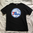 Philadelphia 76ers Basketball T shirt Tee L