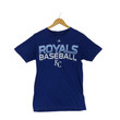 Vintage 2000s Kansas City Royals Baseball T shirt Vintage Tee Baseball Team Tee Kansas City Royals Tee Blue