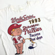 Vintage 90s 1993 93 Philadelphia Phillies World Series Pee on Toronto Blue Jays baseball graphic tee t shirt