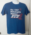 Vtg 1987 Philadelphia Distance Run T Shirt Usa