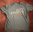 City Sports Philadelphia T shirt s Adult Gray Vintage 90s