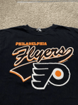 Vintage Philadelphia Flyers Nhl T Shirt Big Graphic Black