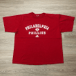 Vintage Philadelphia Phillies T Shirt S 2 Red Short Sleeve 00s
