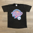 Vintage Philadelphia 76ers T Shirt Black Logo 7 Graphic Tee 90s