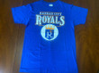 Vintage 1988 Kansas City Royals Logo Blue T shirt s L