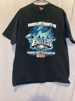 Vintage S Philadelphia Eagles Black Shirt 4th And 26 2003 Playoffs