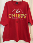 Vtg 1995 Kansas City Chiefs Western Division p Shirt
