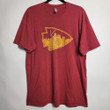 Vintage American Apparel Kansas City Chiefs 50 50 S Short Sleeve T Shirt