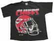 Vtg 1994 Chiefs Helmet Kansas City Ridell p T shirt 2