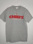 Vtg Kansas City Kc Chiefs S T shirt Gray Arrowhead