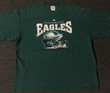 Vtg Philadelphia Eagles Distress Shirt 2x Football Track Grunge Sports 90s