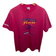 Vintage 1995 10 Miler Broad Street Run Philadelphia Pink T Shirt L