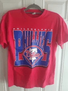 Vintage Philadelphia Phillies T shirt Competitor 1995