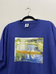 Vtg The Skiff Philadelphia Museum Of Art S T shirt Renoir Blue Usa