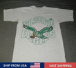Philadelphia Eagles Vintage 90s T shirt Rare 1994 Football Ash Tee