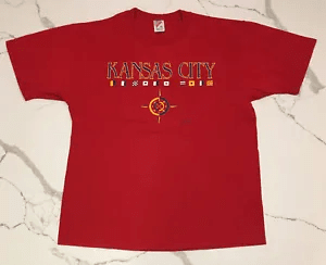 Vintage Kansas City T shirt Jerzees Usa 90s Paradies Collection
