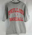 Vintage 90s Philadelphia Phillies Starter Brand T Shirt   Tall Gray