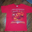 Vintage 90s Kansas City Chiefs T Shirt Big 3d Graphic Usa 1994 Single