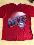 Vintage 1996 Philadelphia Phillies Tshirt logo7 starter