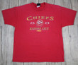 Vintage 90s Kansas City Chiefs Graphic T shirt Red