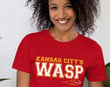 Kansas Citys Wasp T shirt Chiefs Red T shirt