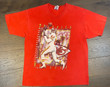 Kansas City Chiefs Tamarick Vanover Graphic Tee  X  Vintage 1990s Football Red T shirt  To Usa
