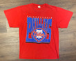 Philadelphia Phillies Graphic Tee   Vintage 1990s Red T shirt  Competitor  To Usa