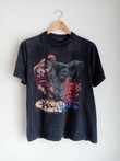 Rare Vintage Charles Barkley Caricature 80s T Shirt Basketball Philadelphia 76ers Sportwear