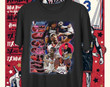 Vintage Philadelphia 76ers Allen Iverson T shirt Basketball Unisex T shirt