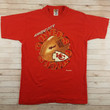 Vintage 1990s Kansas City Chiefs Football Superbowl Champions Fruit Of The Loom Red T 1996
