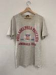 Vintage 90s Philadelphia Phillies 1993 Spellout T shirt By Nutmeg