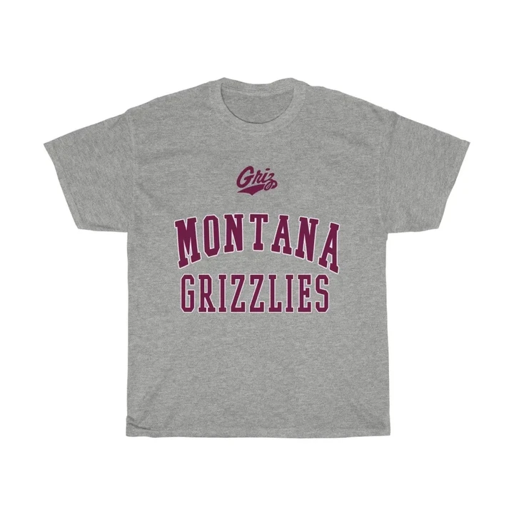 Montana Grizzlies Griz Univ Bookstore Gray T-shirt