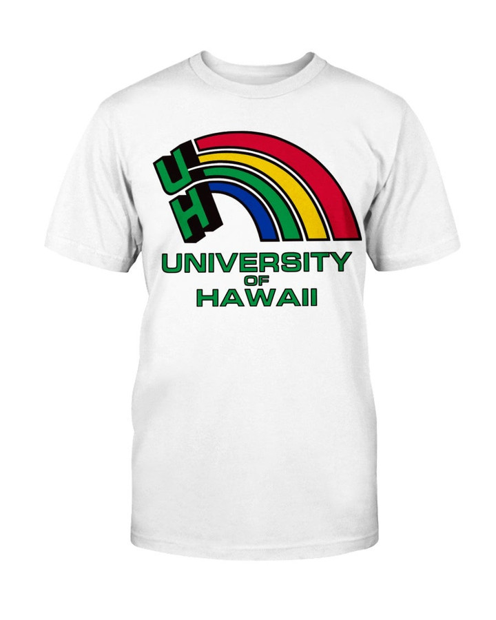 80S Vintage Hawaii Rainbows T Shirt 211009